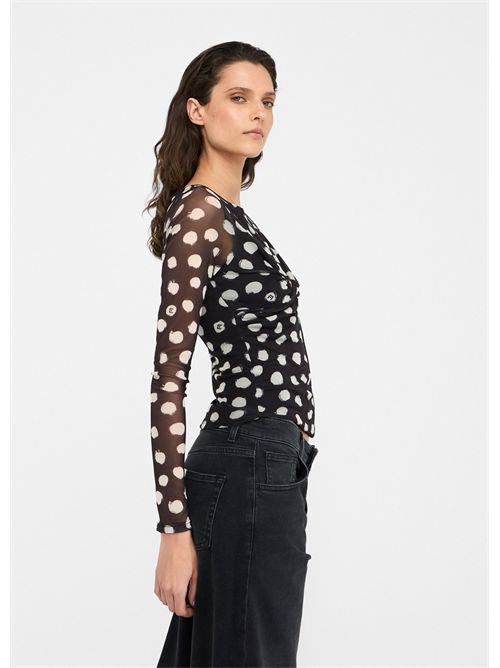 T-shirt a pois LIU JO | UF5269JS007/M9169